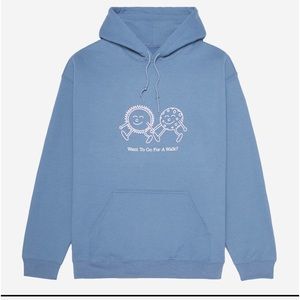 Lonely ghost - go for a walk hoodie